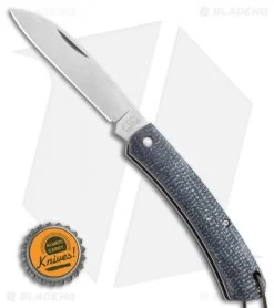 Fox Knives Nauta Slip Joint Knife Black Juta Micarta (3.00" Satin) -Knives Online Store Fox Knives Nauta Slip Joint Knife Black Juta Micarta 3.35 Satin 01FX880 BHQ 113338 LS Bottlecap