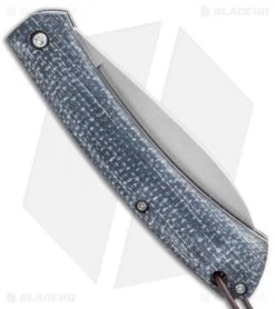 Fox Knives Nauta Slip Joint Knife Black Juta Micarta (3.00" Satin) -Knives Online Store Fox Knives Nauta Slip Joint Knife Black Juta Micarta 3.35 Satin 01FX880 BHQ 113338 LS Side