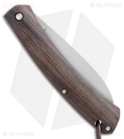 Fox Knives Nauta Slip Joint Knife Ziricote Wood (3.00" Satin) -Knives Online Store Fox Knives Nauta Slip Joint Knife Ziricote Wood 3.35 Satin 01FX883 BHQ 113335 LS Side