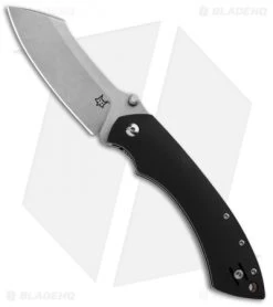 Fox Knives Pelican Liner Lock Knife Black G-10 (3.5" Stonewash) FX-534