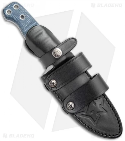 Fox Knives Perser FX-103 MB Fixed Blade Knife Black Micarta (4.5" Bead Blast) 5 Fox Knives Perser FX-103 MB Fixed Blade Knife Black Micarta (4.5" Bead Blast) - Image 3