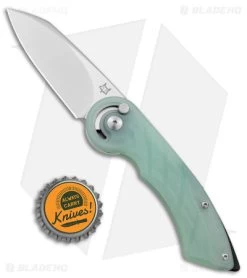 Fox Knives Exclusive Radius Folding Knife Natural G-10 (2.9" Satin M390) -Knives Online Store Fox Knives Radius Folding Knife Natural G 10 Satin BHQ 124058 jr bottlecap