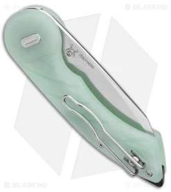 Fox Knives Exclusive Radius Folding Knife Natural G-10 (2.9" Satin M390) -Knives Online Store Fox Knives Radius Folding Knife Natural G 10 Satin BHQ 124058 jr side