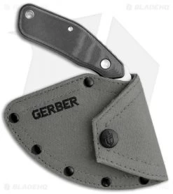 Gerber Downwind Ulu Fixed Blade Black G-10 (3.5" Satin) 30-001822 8 Gerber Downwind Ulu Fixed Blade Black G-10 (3.5" Satin) 30-001822 -Knives Online Store Gerber Downwind Ulu Black G 10 SS BHQ 120851 jr sheath