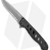 Gerber EVO Liner Lock Knife Black Aluminum (2.75" Gray Serr)