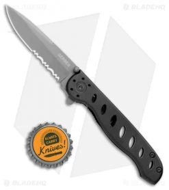 Gerber EVO Liner Lock Knife Black Aluminum (2.75" Gray Serr) -Knives Online Store Gerber EVO Jr. LL Gray Serr BHQ 109519 jr bottlecap