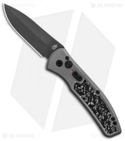 Gerber Empower Automatic Knife Gray/Black Armor Grip (3.25" Black) 30-001325N