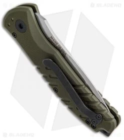Gerber Propel Downrange Automatic Knife OD Green (3.5" Stonewash) 8 Gerber Propel Downrange Automatic Knife OD Green (3.5" Stonewash) -Knives Online Store Gerber Propel Downrange Green SW 30 001308N BHQ 50358 jr side