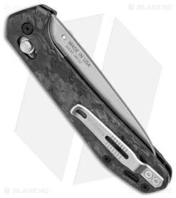 Gerber Savvy Pivot Lock Knife Carbon Fiber (3.5" Stonewash 20CV) 30-001846 -Knives Online Store Gerber Savvy Folding Urban CF Aluminum SW BHQ 143219 jr side