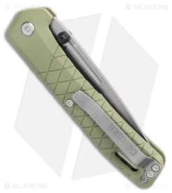 Gerber Zilch Liner Lock Knife Light Green FRN (3.1" Stonewash) -Knives Online Store Gerber Zilch Liner Lock Knife Light Green FRN Stonewash BHQ 179089 kc side