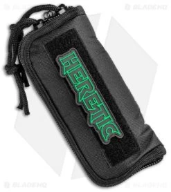 Heretic Knives Medusa Tanto Automatic Knife Ti/Abalone Blued (3" Dama/Recurve) -Knives Online Store Heretic Knives Medusa Tanto Auto Ti Abalone Blue Recurve Damascus BHQ 101700 jr case