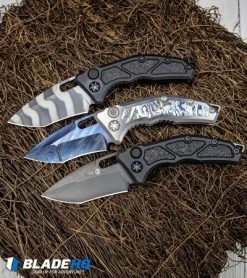 Heretic Knives Medusa Tanto Automatic Knife Ti/Abalone Blued (3" Dama/Recurve) -Knives Online Store Heretic Knives Medusa Tanto Automatic Knife Ti Abalone Blued Dama Recurve BHQ 101700 kp twigs web