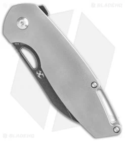 Knives Online Store -Knives Online Store Kansept Knives Model 6 Orange Peel Finish Ti Black BHQ 137755 jr spine