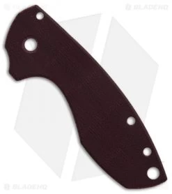Karbadize CRKT Pilar Replacement Scale - Red Canvas Micarta