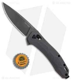 Kershaw Covalent Bar Lock Knife Gray FRN (3.5" Black Stonewash D2) 2042 -Knives Online Store Kershaw Covalent Knife Gray BW BHQ 178506 jr bottlecap