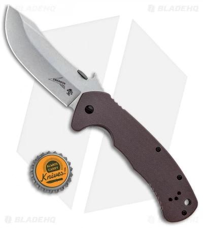 Kershaw CQC-11K D2 Frame Lock Knife Brown G-10 (3.5" Stonewash) 6031D2 6 Kershaw CQC-11K D2 Frame Lock Knife Brown G-10 (3.5" Stonewash) 6031D2 - Image 4