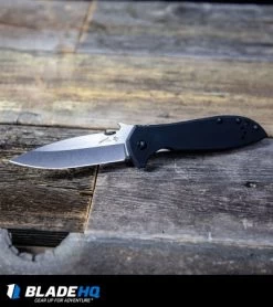 Kershaw Emerson CQC-6K Frame Lock Knife (3.25" Stonewash D2) 6034 11 Kershaw Emerson CQC-6K Frame Lock Knife (3.25" Stonewash D2) 6034 -Knives Online Store Kershaw Emerson CQC 6K Knife Stonewash 6034 BHQ21426 kp wood web