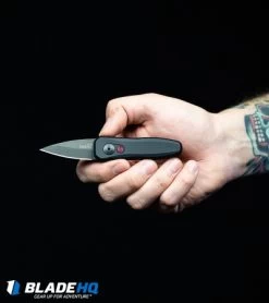 Kershaw Launch 4 CA Legal Automatic Knife (1.9" Black) 7500BLK -Knives Online Store Kershaw Launch 4 CA Legal Automatic Knife Black 7500BL BHQ 34416 in hand web
