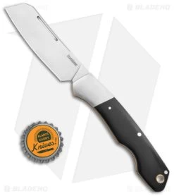 Kershaw Parley Cleaver Slip Joint Knife Black Polished Micarta (3.1" Satin) 4384 -Knives Online Store Kershaw Parley Cleaver Slip Joint Black Polished Micarta 3in Satin BHQ 139784 td size