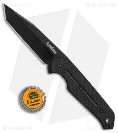 Kershaw Tone Fixed Blade Knife Black G-10 (3.75" Black) 3431X 6 Kershaw Tone Fixed Blade Knife Black G-10 (3.75" Black) 3431X - Image 4