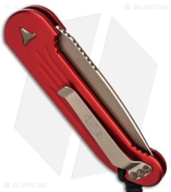 Microtech LUDT Automatic Knife Red (3.4" Bronze) 135-13RD 8 Microtech LUDT Automatic Knife Red (3.4" Bronze) 135-13RD -Knives Online Store Microtech LUDT Automatic Knife Red 3in Bronze BHQ 50130 td side