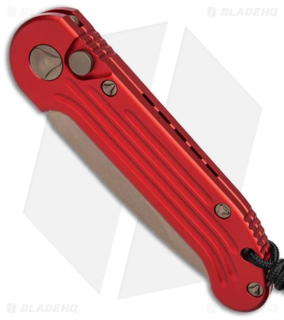 Microtech LUDT Automatic Knife Red (3.4" Bronze) 135-13RD 4 Microtech LUDT Automatic Knife Red (3.4" Bronze) 135-13RD - Image 2