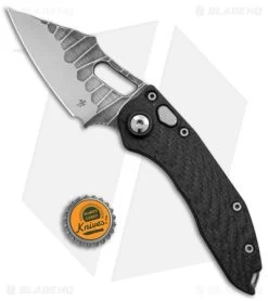 Microtech Marfione Custom Stitch Auto Knife Borka Carbon Fiber (TT Hardware) 9 Microtech Marfione Custom Stitch Auto Knife Borka Carbon Fiber (TT Hardware) -Knives Online Store Microtech Marfione Custom Stictch Auto Borka CF Satin Textured BHQ 176003 jr bottlecap