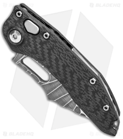 Microtech Marfione Custom Stitch Auto Knife Borka Carbon Fiber (TT Hardware) 4 Microtech Marfione Custom Stitch Auto Knife Borka Carbon Fiber (TT Hardware) - Image 2