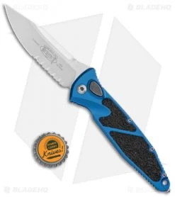 Microtech Socom Elite S/E Automatic Knife Blue (4" Stonewash Ser) 160A-11BL -Knives Online Store Microtech Socom Elite SE Auto Blue SW Serr 160A 11BL BHQ 106937 jr bottlecap