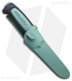 Morakniv Basic 511 Fixed Blade Knife Gray/Teal Plastic (3.5" Satin) -Knives Online Store Morakniv Basic 511 Grey and Teal BHQ 134839 td sheath