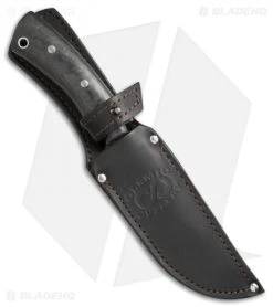 Olamic Cutlery Kovda Fixed Blade Knife Carbon Fiber (5.375" Damascus) #4385 -Knives Online Store Olamic Cutlery Kovda CF damascus 4385 BHQ 71921 er sheath