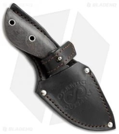 Olamic Cutlery Listok Skinner Fixed Blade Knife Gray Birch (3.6" Damascus) #4339 -Knives Online Store Olamic Cutlery Listok Skinner gray birch damascus 4339 BHQ 71912 er sheath