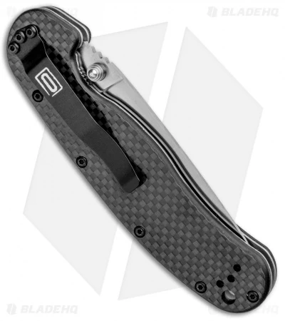 Ontario RAT Model 1 Liner Lock Knife G-10/Carbon Fiber (3.6" D2 Satin) 8867CF 5 Ontario RAT Model 1 Liner Lock Knife G-10/Carbon Fiber (3.6" D2 Satin) 8867CF - Image 3