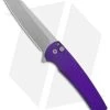 Pro-Tech Malibu Reverse Tanto Knife Textured Purple Aluminum (3.3" SW) -Knives Online Store Pro Tech Malibu Reverse Tanto Textured Purple Aluminum SW BHQ 174007 jr