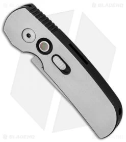 Pro-Tech Calmigo Steel CA Legal Automatic Knife (1.9" Black) 2224 8 Pro-Tech Calmigo Steel CA Legal Automatic Knife (1.9" Black) 2224 -Knives Online Store Protech Calmigo Steel CA Legal SS black BHQ 83450 er spine