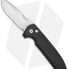 Pro-Tech Les George Rockeye Automatic Knife Smooth Black (3.4" Satin)
