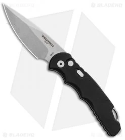 Pro-Tech TR-5 Automatic Knife Black (3.25" Stonewash)