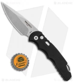 Pro-Tech TR-5 Automatic Knife Black (3.25" Stonewash) -Knives Online Store Protech TR 5 Auto Black SW T501SW BHQ 87851 jr bottlecap