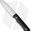 Real Steel Bushcraft Plus CONVEX Fixed Blade Knife Black G-10 (4.5" Satin)