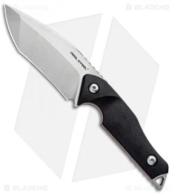 Real Steel Doppler Tactical Fixed Blade Black/Red G-10 (4.25" Stonewash)