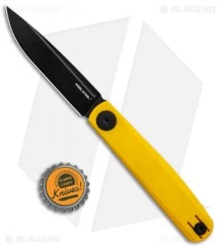 Real Steel Hel Gslip Slip Joint Knife Yellow G-10 (3.5" Satin) 7843 -Knives Online Store Real Steel Hel G SJ Yellow G 10 Black RS7843 BHQ 103594 jr bottlecap