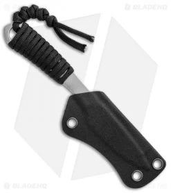 Real Steel Marlin Fixed Blade Knife Black Paracord (2.6" Stonewash) -Knives Online Store Real Steel Martin Black Paracord SW 3515 BHQ 87806 jr sheath