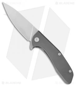 Real Steel S571 Pro Frame Lock Knife Titanium (3.75" Satin)