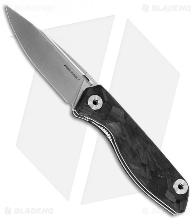 Real Steel Sidus Free Folding Knife Luminous Carbon Fiber (3.5" Satin) 3 Real Steel Sidus Free Folding Knife Luminous Carbon Fiber (3.5" Satin)