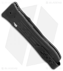 SOG Strat Ops Automatic Knife Black Canvas Micarta (3.5" Black) 8 SOG Strat Ops Automatic Knife Black Canvas Micarta (3.5" Black) -Knives Online Store SOG Strat Ops black canvas micarta black BHQ 52429 er side