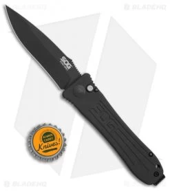 SOG Strat Ops Automatic Knife Black Canvas Micarta (3.5" Black) 9 SOG Strat Ops Automatic Knife Black Canvas Micarta (3.5" Black) -Knives Online Store SOG Strat Ops black canvas micarta black BHQ 52429 er size