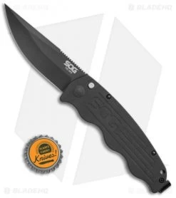 SOG Tac Ops Automatic Knife Black Canvas Micarta (3.5" S35VN Black) 10 SOG Tac Ops Automatic Knife Black Canvas Micarta (3.5" S35VN Black) -Knives Online Store SOG Tac Ops Auto Black Canvas Micarta Black TO1011 BX BHQ 52251 jr bottlecap