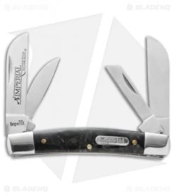 Schrade Imperial Congress Knife 3.625" Black Swirl Acrylic IMP17CON