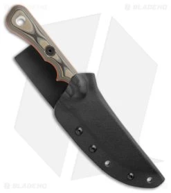 TOPS Knives Muley Skinner Fixed Blade Knife Black/Tan G-10 (4.5" SW) MSKIN-01 -Knives Online Store TOPS Knives Muley Skinner Fixed Blade G 10 SW BHQ 174978 jr sheath