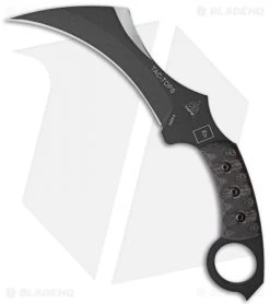 TOPS Knives TOPS TAC-TOPS Karambit Fixed Blade Knife Micarta (6.2" Black) Rocky Mountain TRD